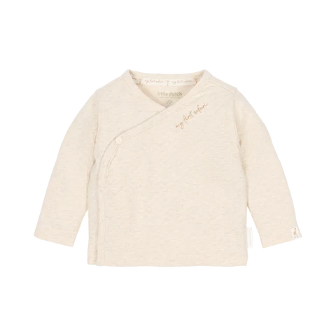 Chemise cache-cœur manches longues Beige/56