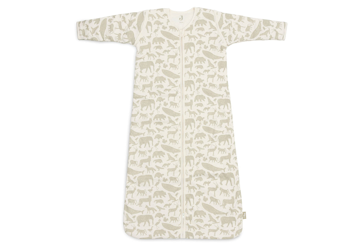 Gigoteuse avec Manches Amovible 70cm Animals - Olive Green