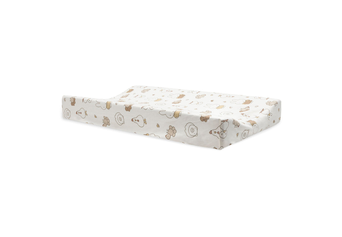 Housse Matelas à Langer Jersey 50x70cm - Miffy Family Farm