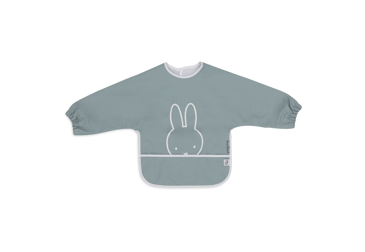 Bavoir à Manches Imperméables Miffy Peekaboo - Sea Green