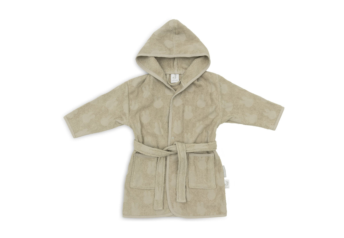 Peignoir éponge 1-2 ans Miffy Jacquard - Olive Green