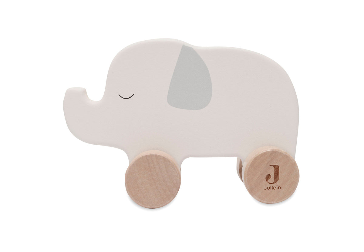 Elephant en Bois à roulettes - Jungle Jambo