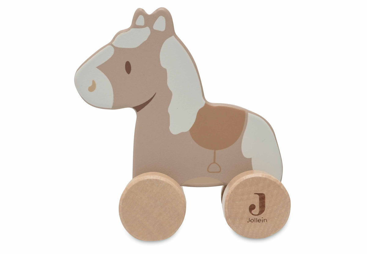 Cheval en Bois à roulettes - Nostalgic Ride