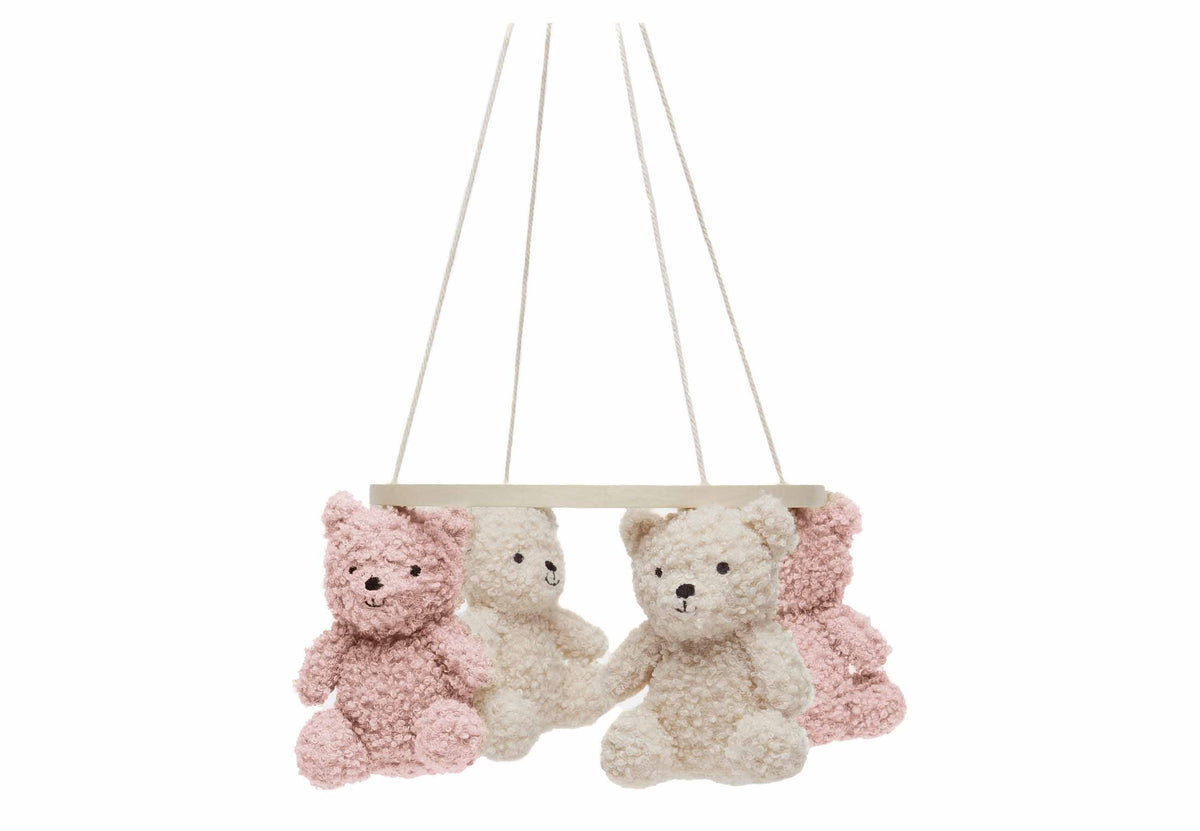 Mobile Bébé Teddy Bear - Wild Rose/Naturel
