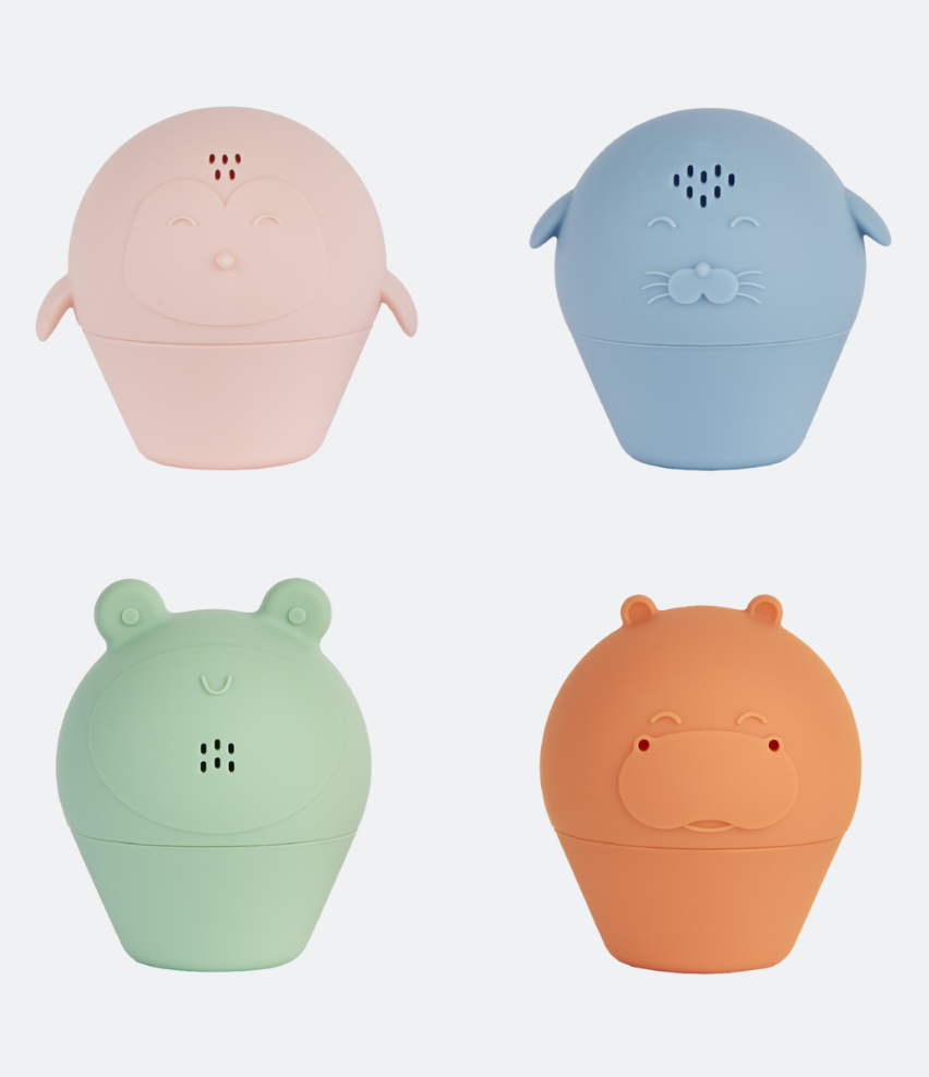 Lot de 4 Aspergeurs ouverts en silicone
Set van 4 silicone sproeiers