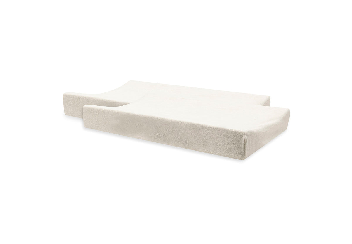 Housse matelas à langer Éponge 50x70cm - Sand - 2 Unités
