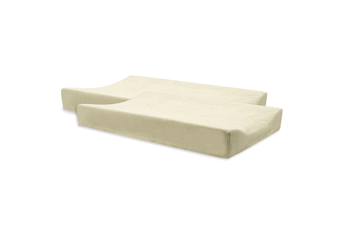 Housse matelas à langer Éponge 50x70cm Soft Matcha - 2 Unités
