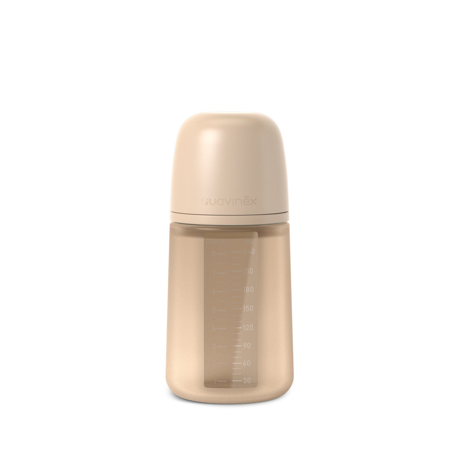Biberon en silicone avec tétine SX Pro 240 ml débit M Colour Gold