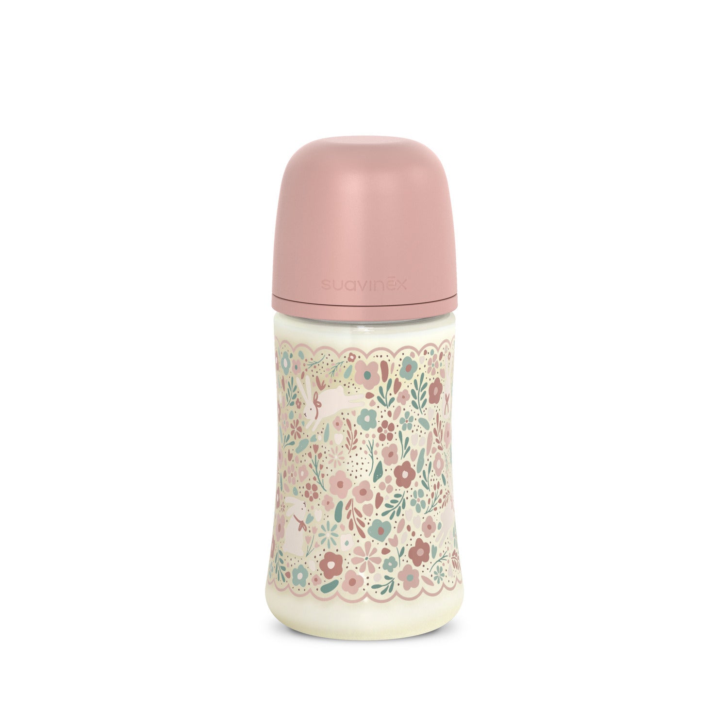 Biberon en polyamide avec tétine SX Pro 270 ml débit M Wonderland - Rose