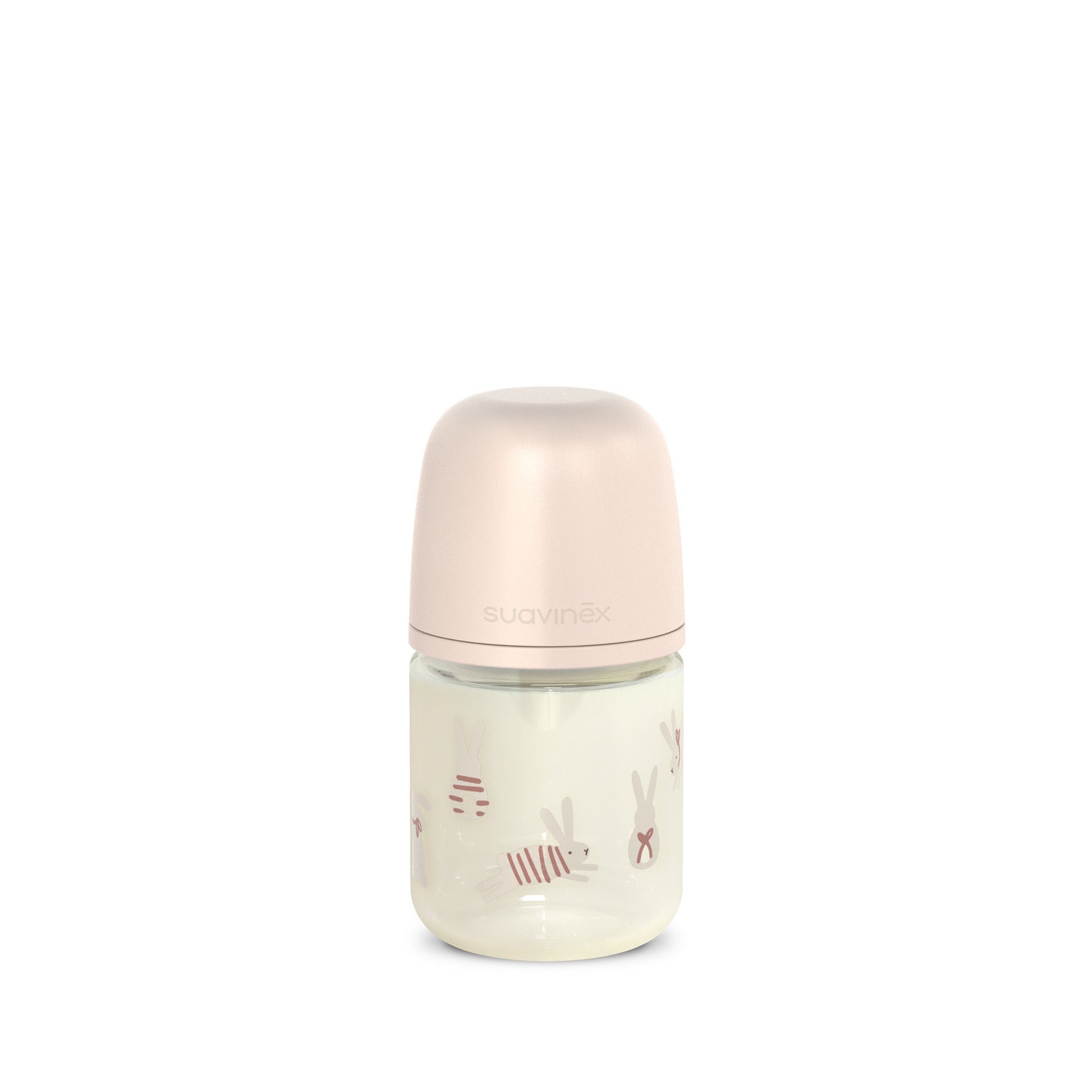 Biberon en verre avec tétine SX Pro 120 ml débit S Wonderland Rose