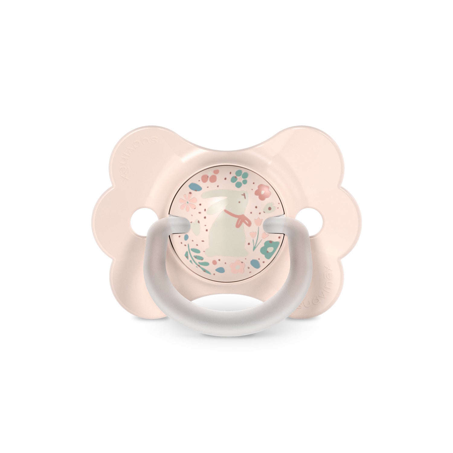 Sucette Butterfly SX Pro 0/6M décorée Wonderland - Lapin Rose