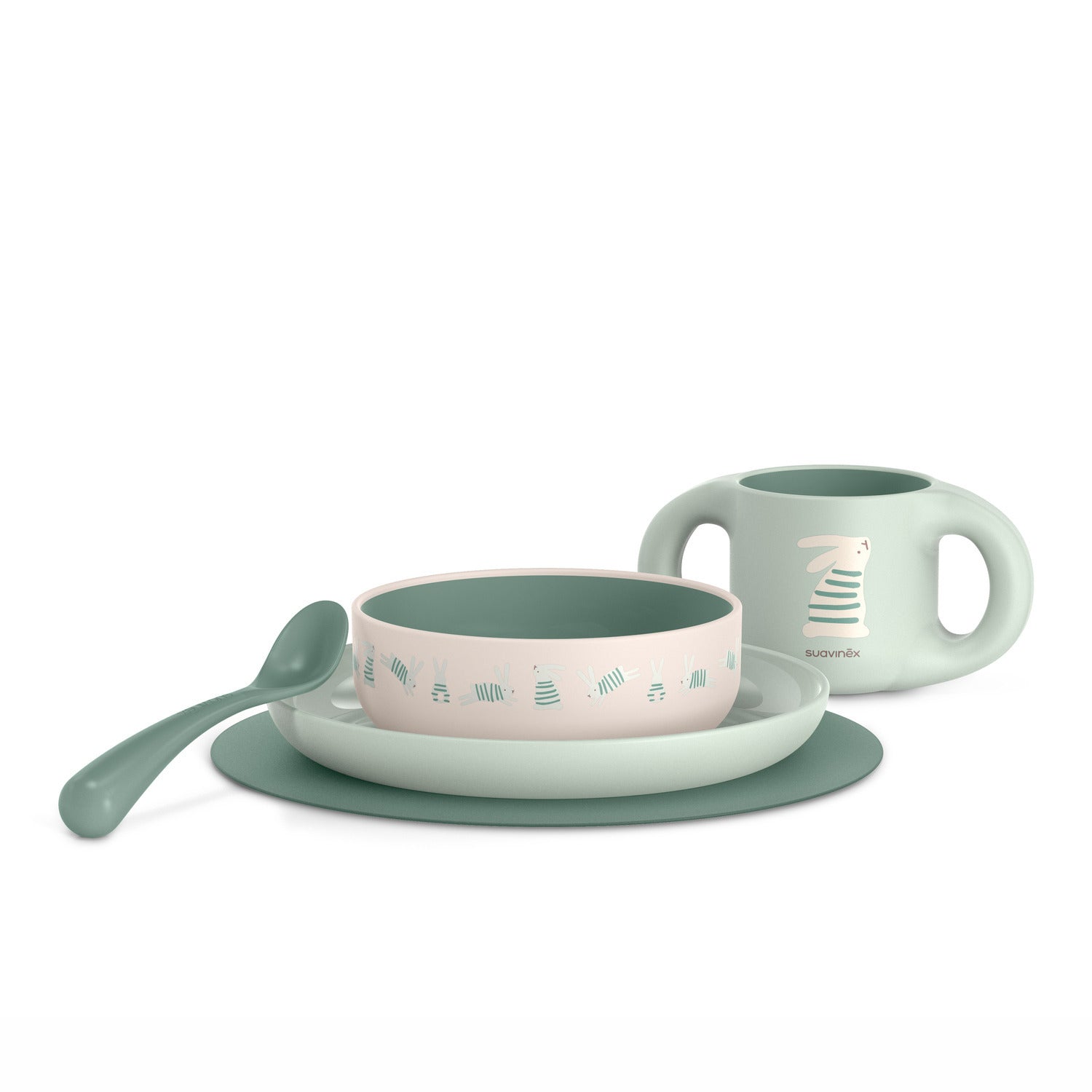Coffret repas +6m - Lapin vert