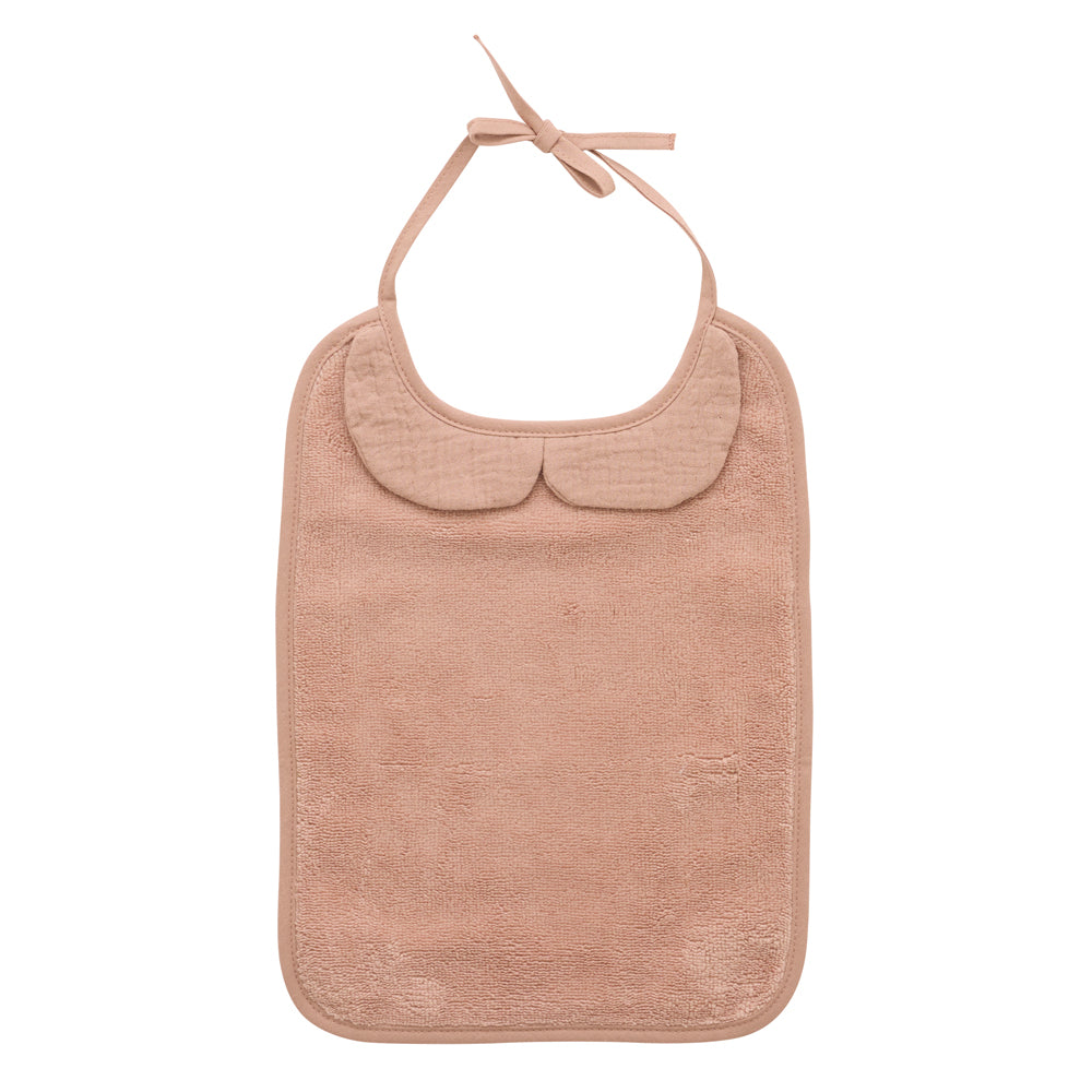 Grand bavoir bambou et gaze Mocha