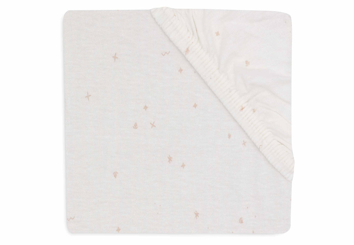 Drap-housse Jersey 60x120cm Twinkling - Wild Rose