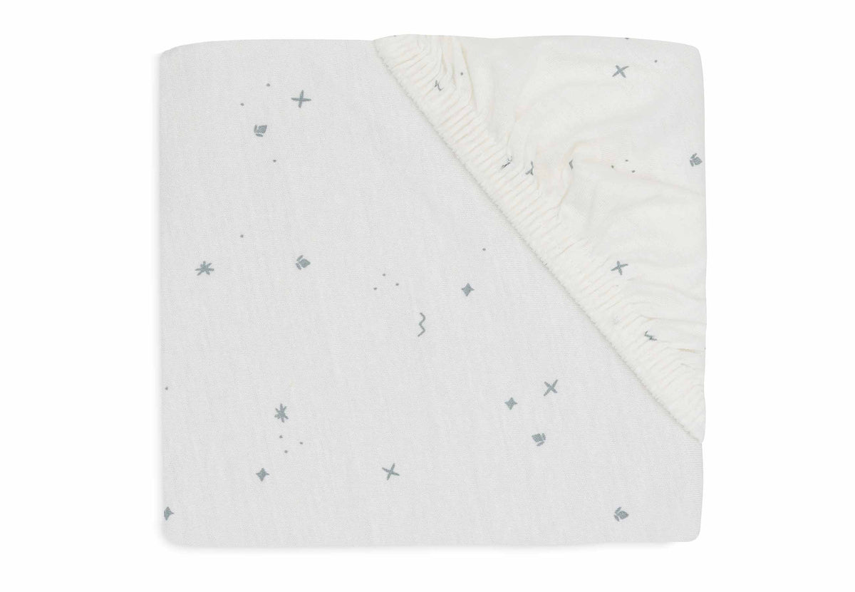 Drap-housse Jersey 60x120cm Twinkling - Sea Green