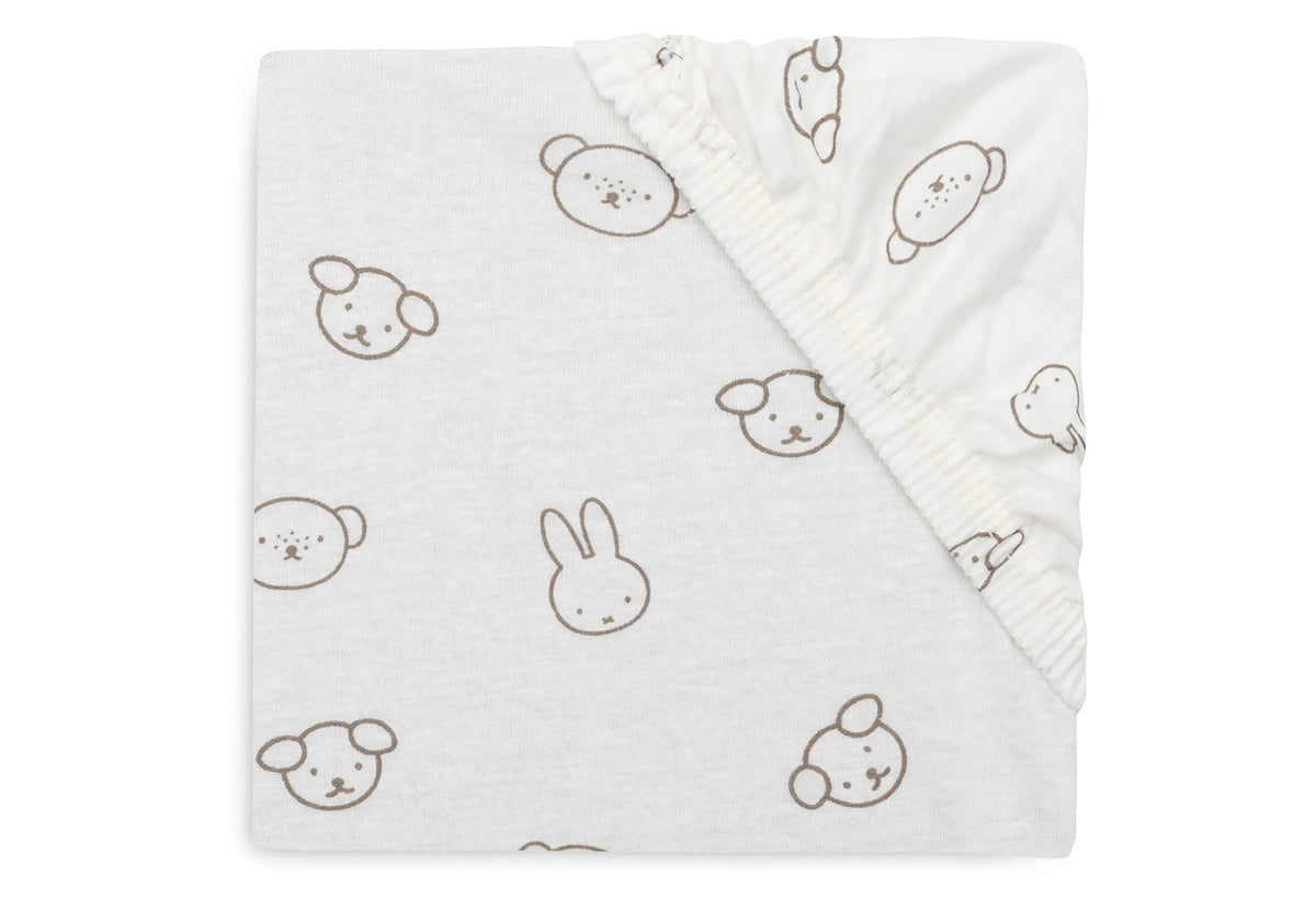 Drap-housse Jersey 60x120cm - Miffy and Friends