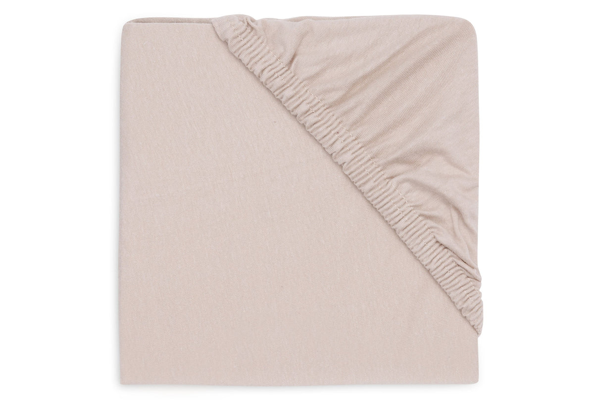 Drap-housse Jersey matelas de parc Ø95cm - Nougat