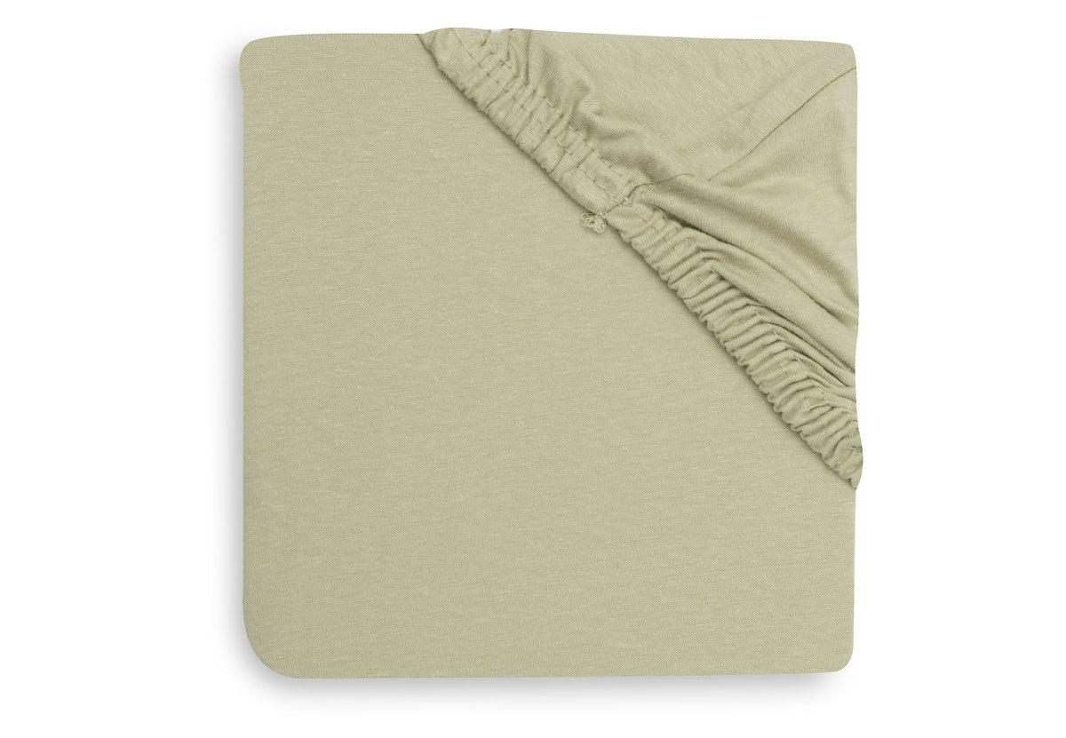Drap-housse Jersey 70/75x140/150cm - Soft Matcha