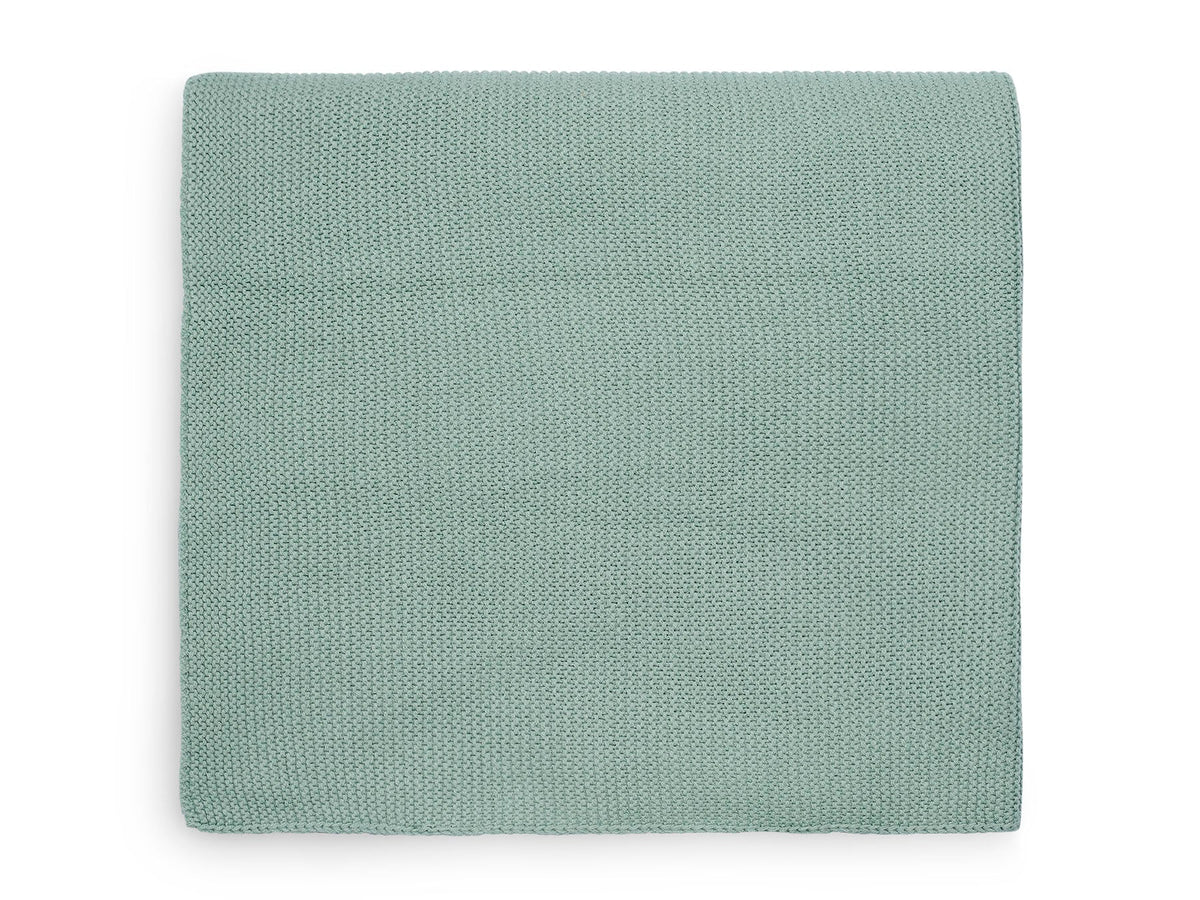 Couverture Berceau 75x100cm Basic Knit - Forest Green