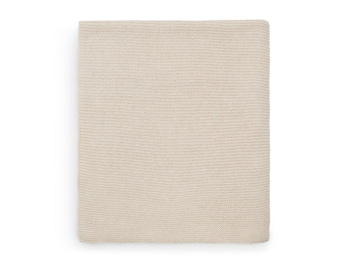 Couverture Berceau 75x100cm Basic Knit - Nougat