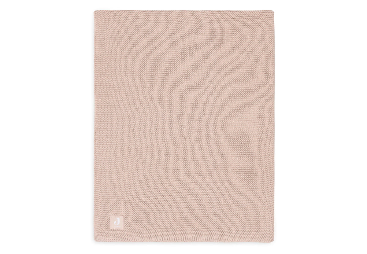Couverture Berceau 75x100cm Basic knit - Wild Rose