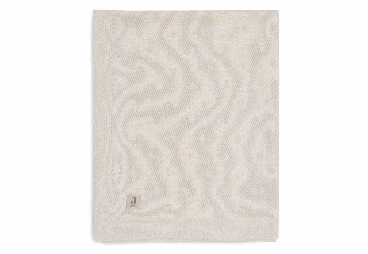 Couverture Berceau 75x100cm Cosy Knit - Ivory