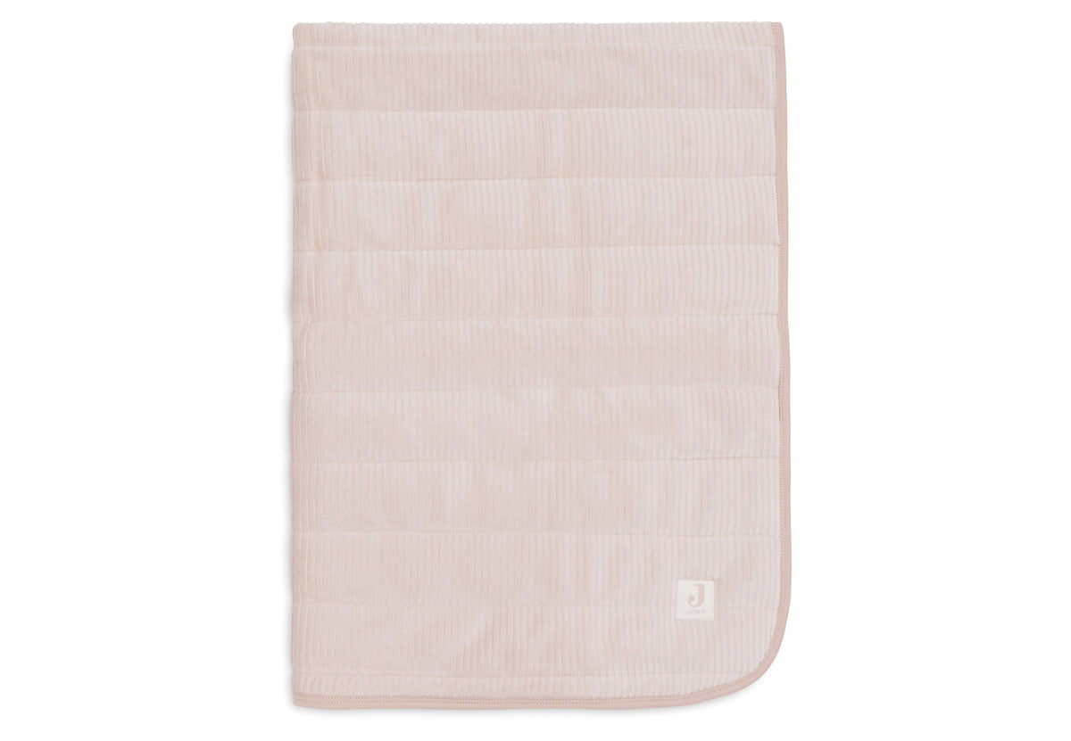 Couverture Berceau 75x100cm Velvet Rib - Wild Rose