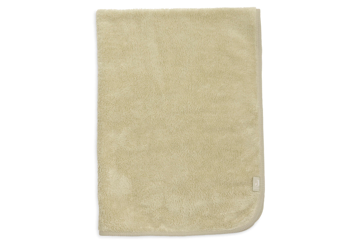 Couverture Berceau 75x100cm Basic Sherpa/Jersey - Soft Matcha