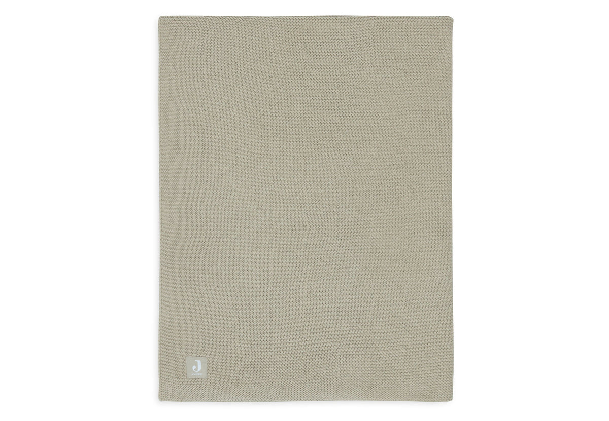 Couverture Lit de Bébé 100x150cm Basic knit - Olive Green