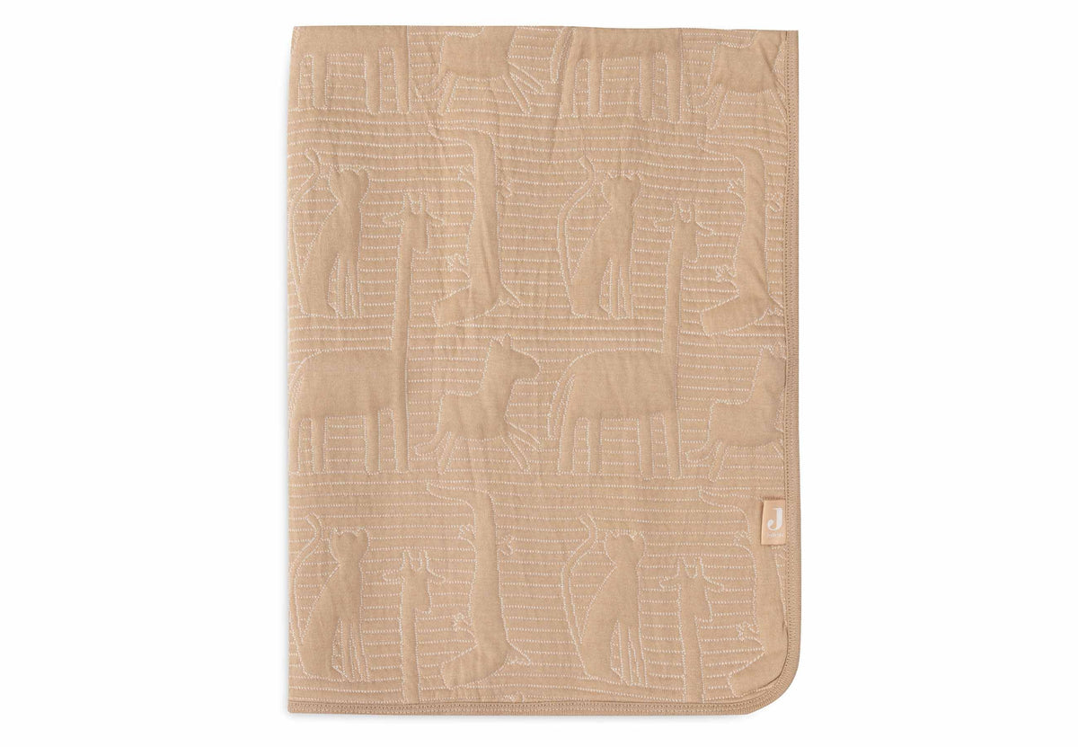 Couverture Lit de bébé 100x150cm Jungle Jambo - Biscuit/Oatmeal