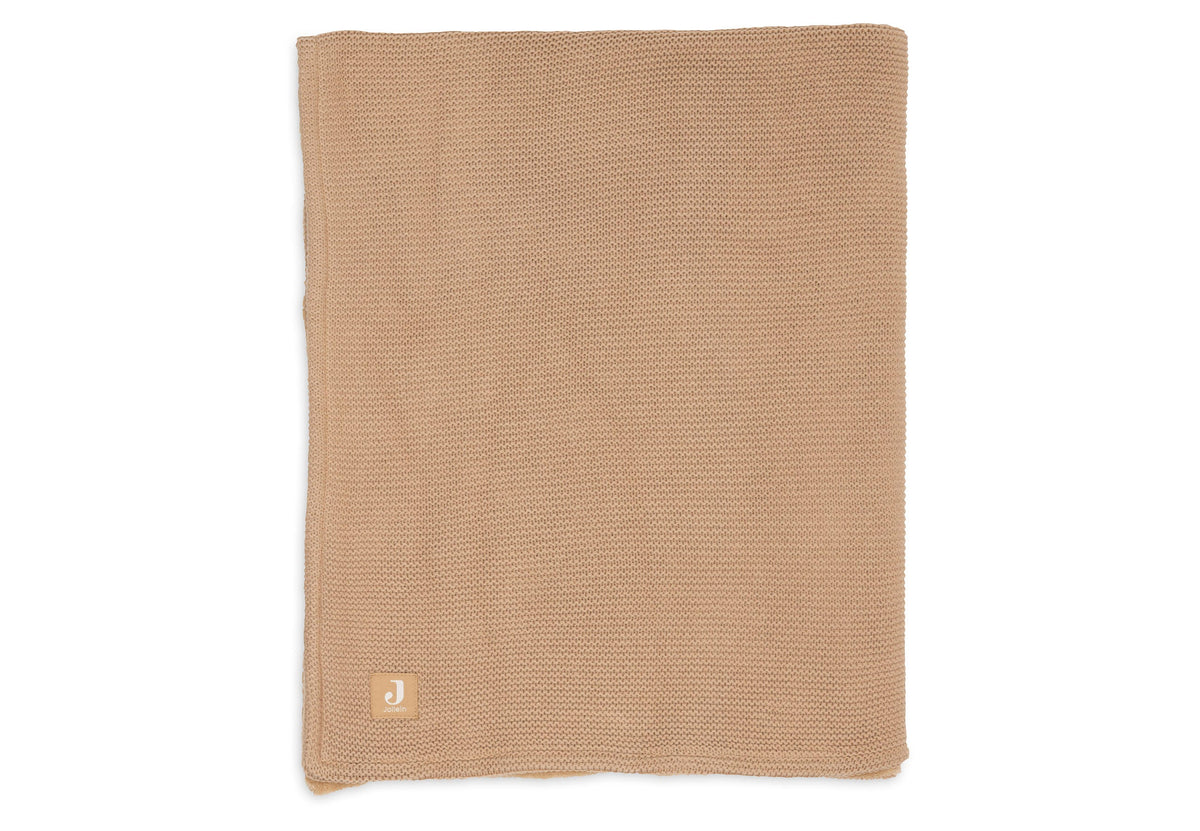 Couverture 100x150cm Basic Knit - Hazel/Fleece