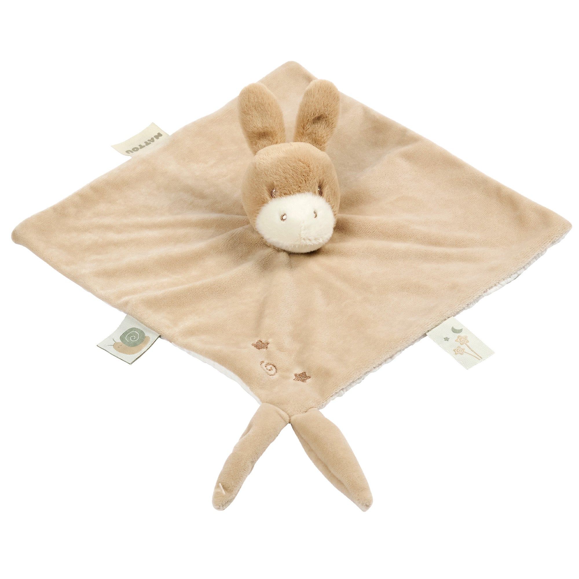 Doudou âne caramel