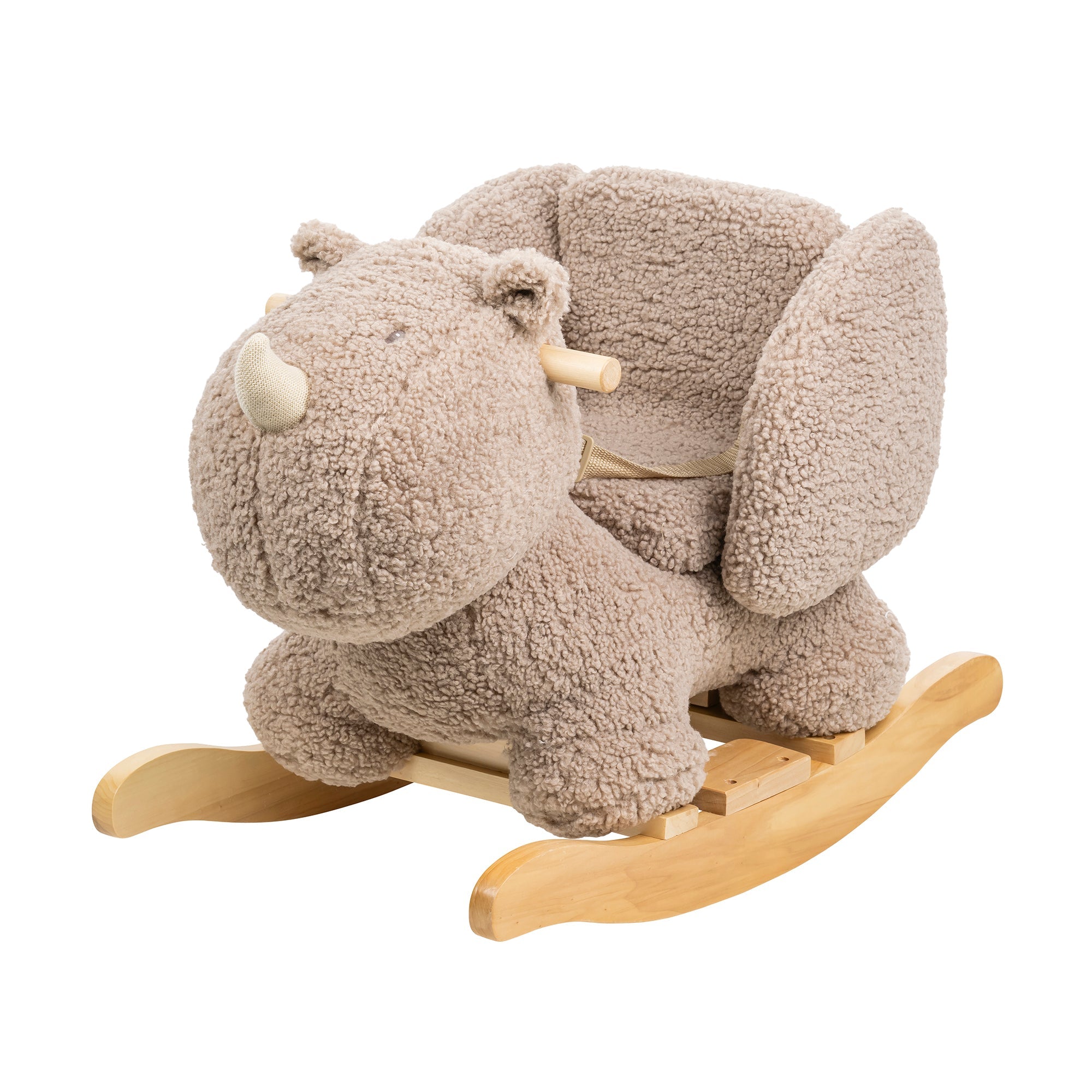 Cheval à bascule Teddy rhino taupe