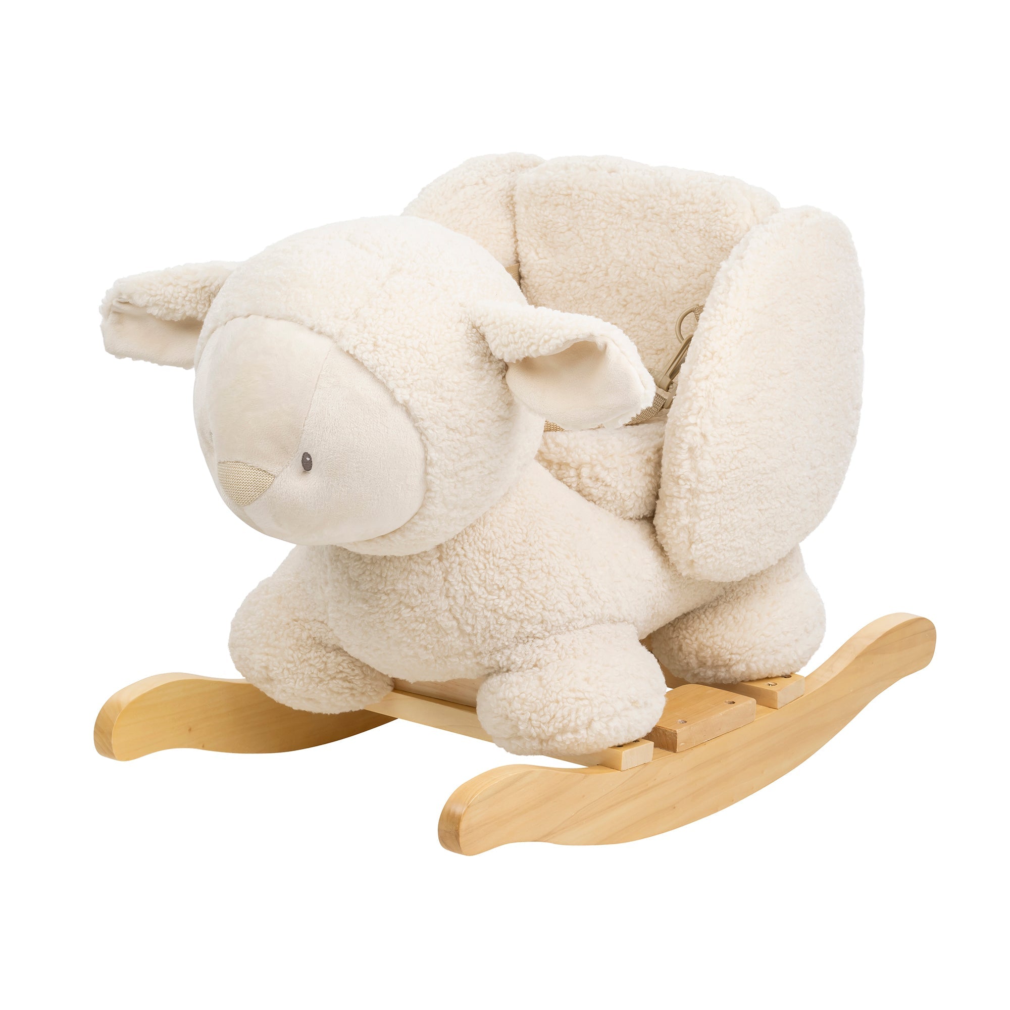 Cheval à bascule Teddy mouton écru