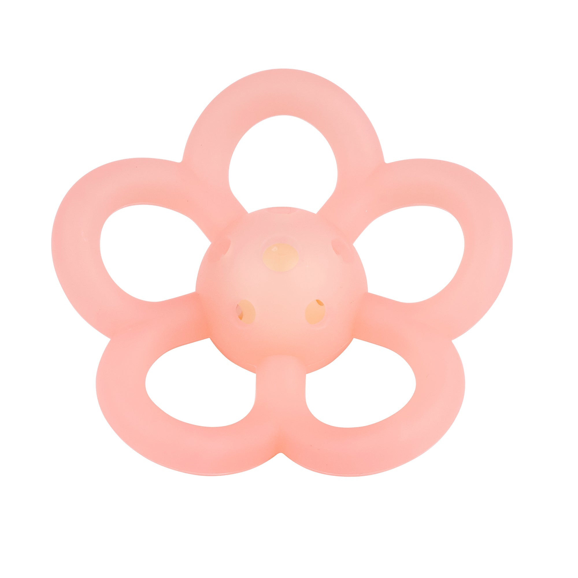 Hochet fleur rose