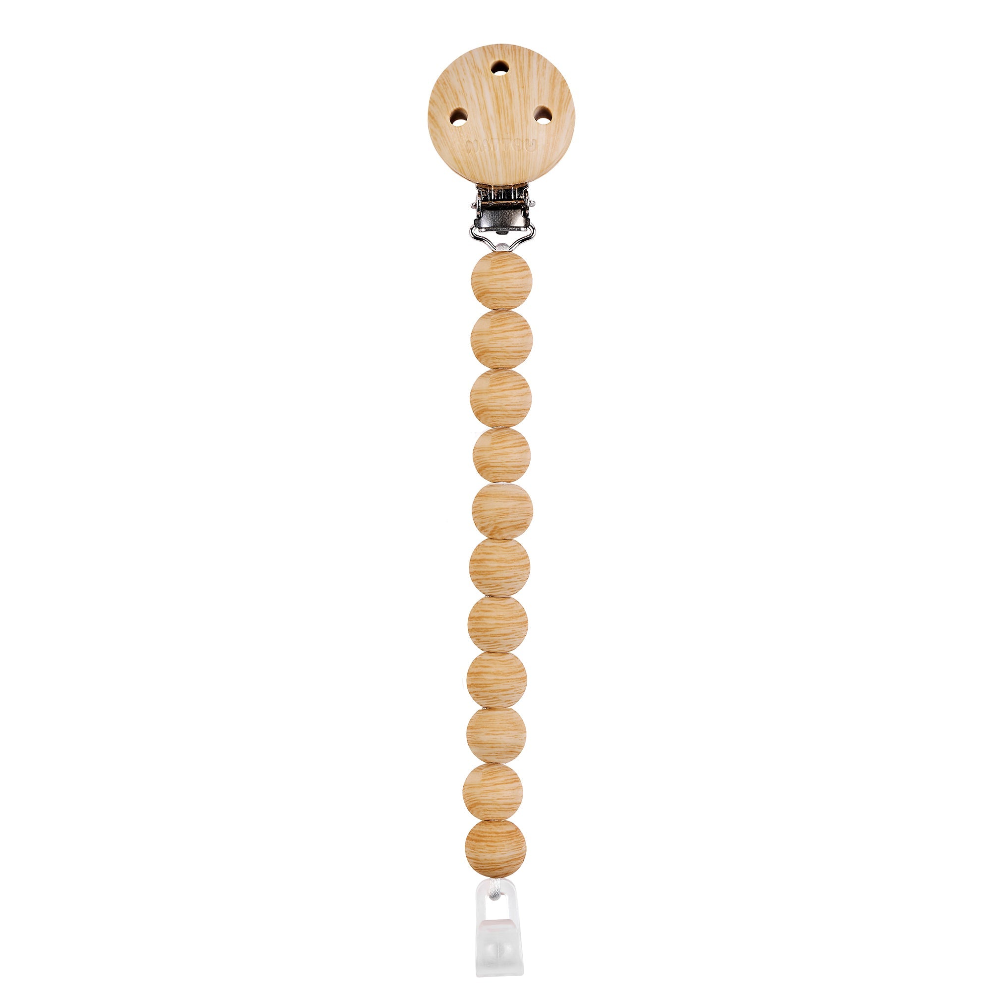 Attache-sucette imitation bois