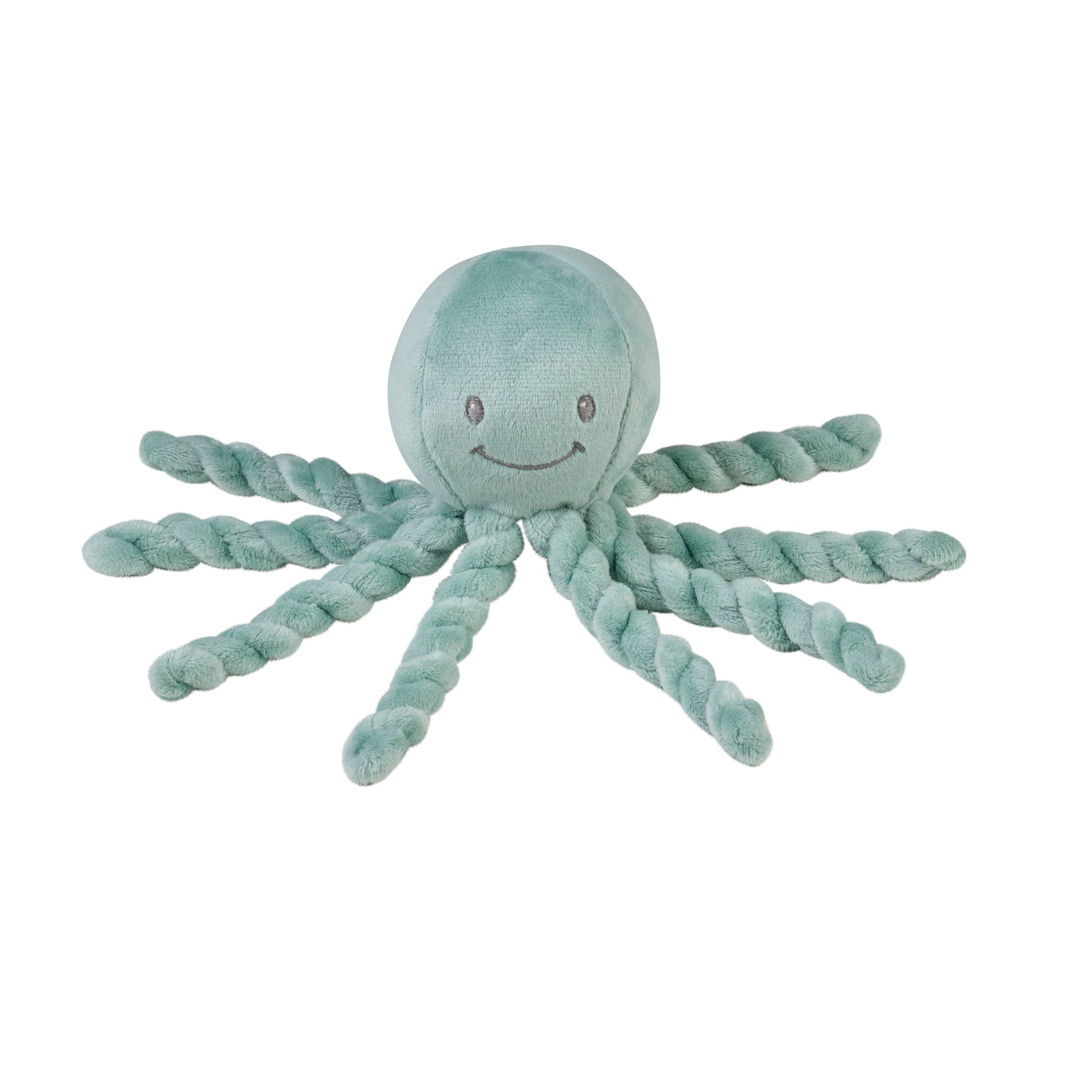 pieuvre peluche vert de gris