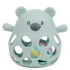 HOCHET EN SILICONE AVEC BALLE OURS NATTOU