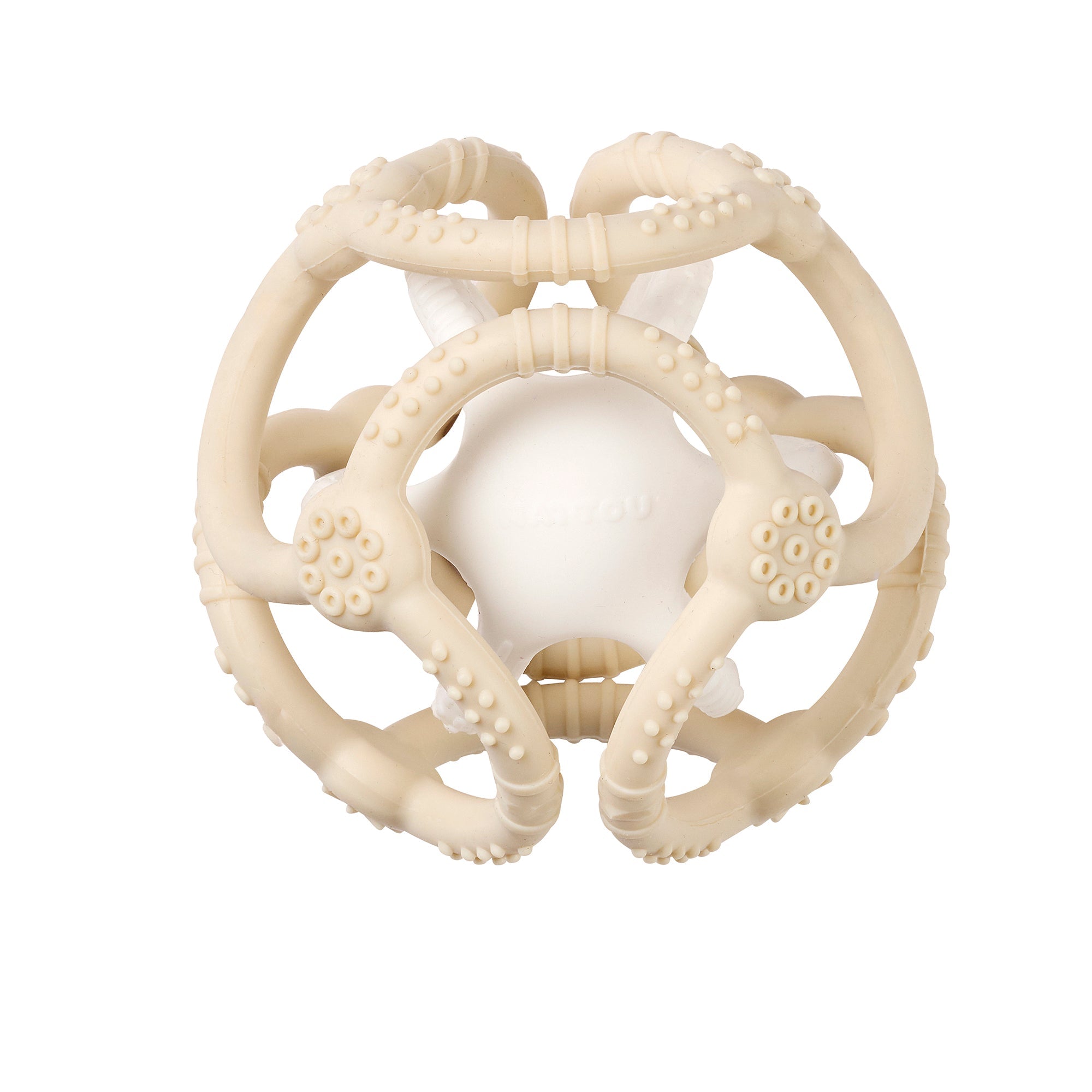 Set de 2 balles argile et blanc