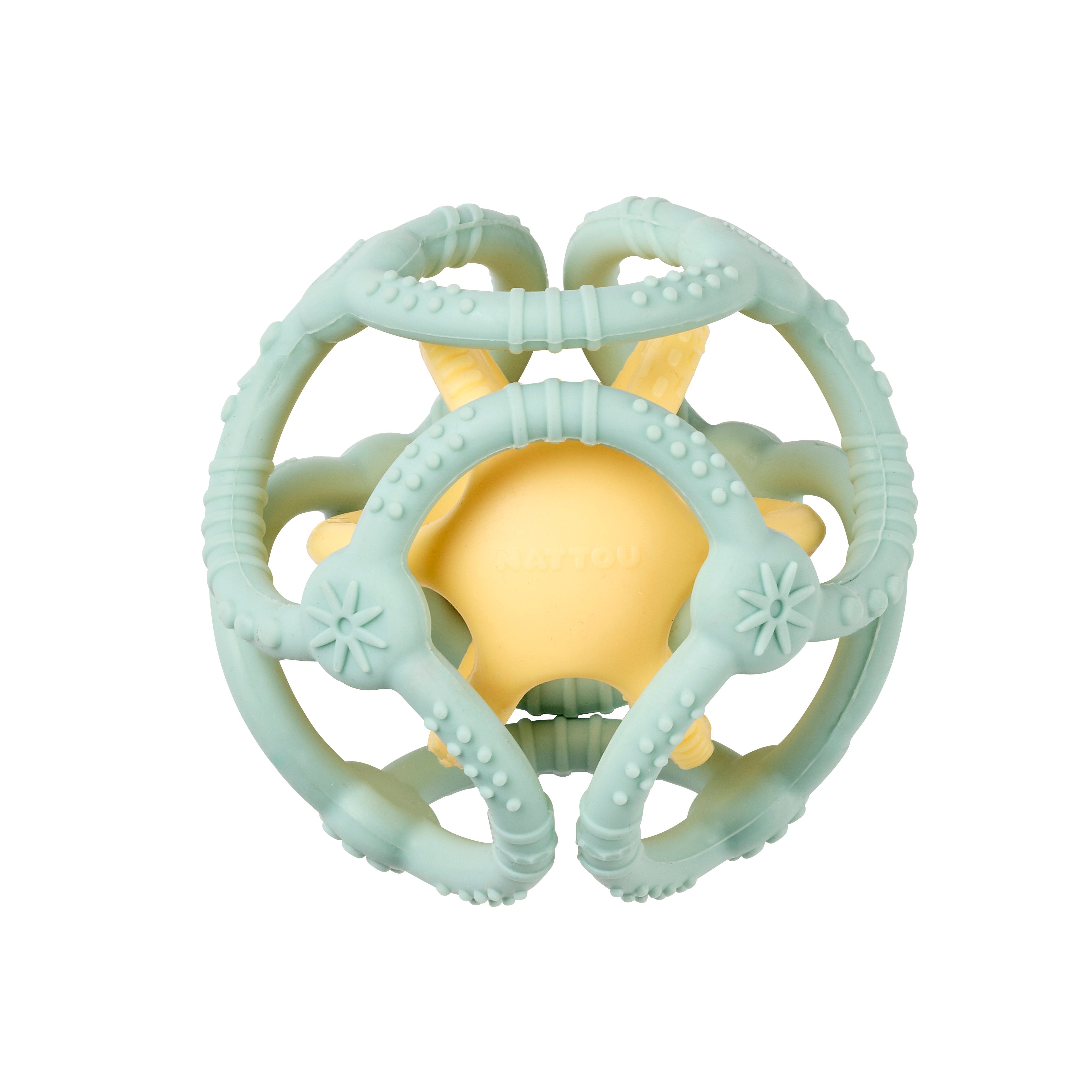 Set de 2 balles vert d'eau et jaune