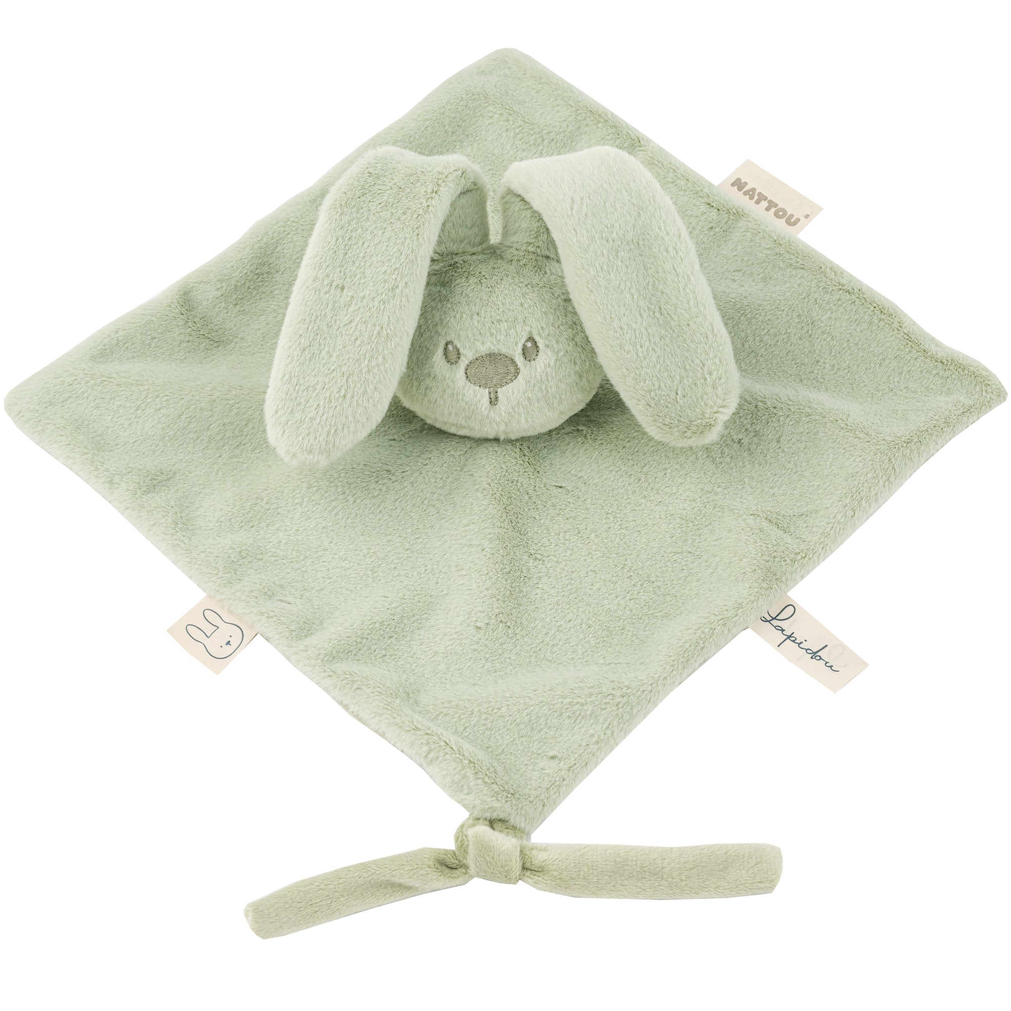 Doudou vert tilleul