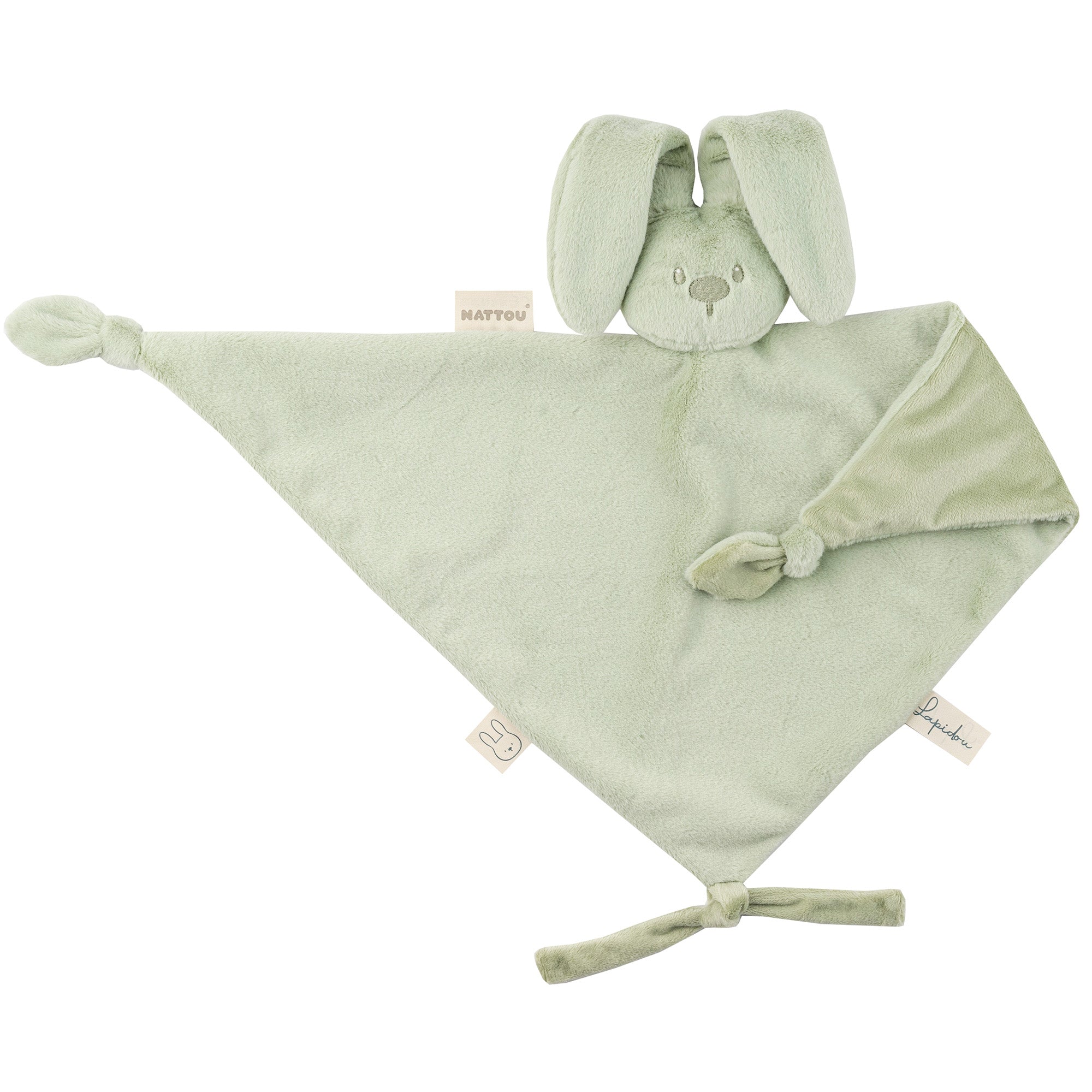 Maxi-doudou vert tilleul