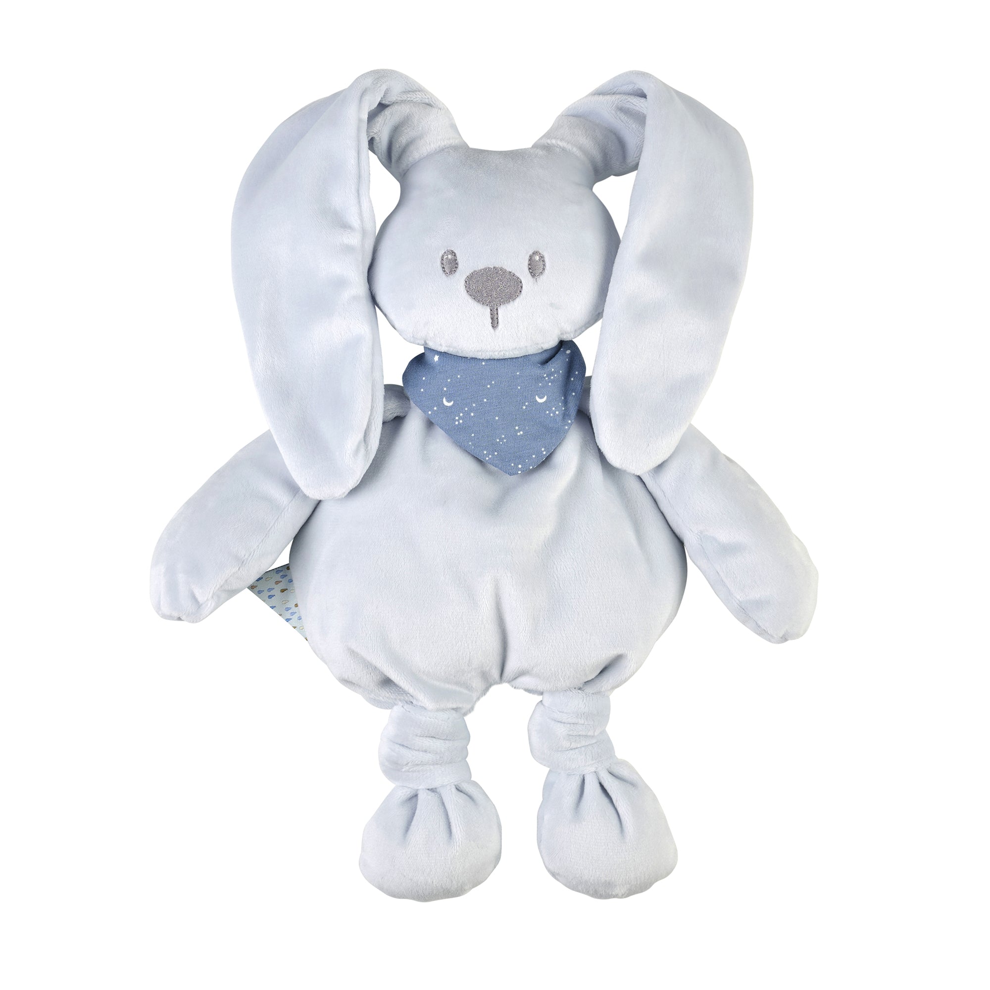 peluche bleu pastel avec bandana