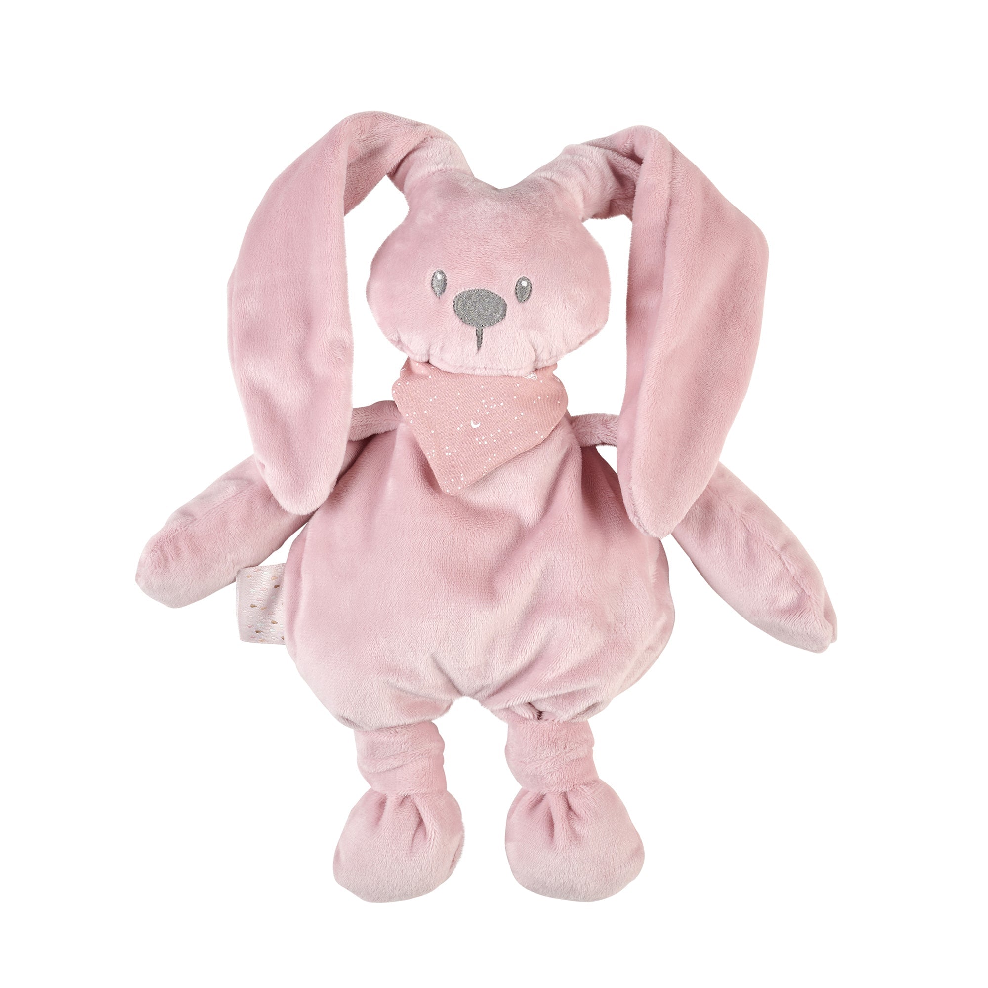 peluche vieux rose avec bandana