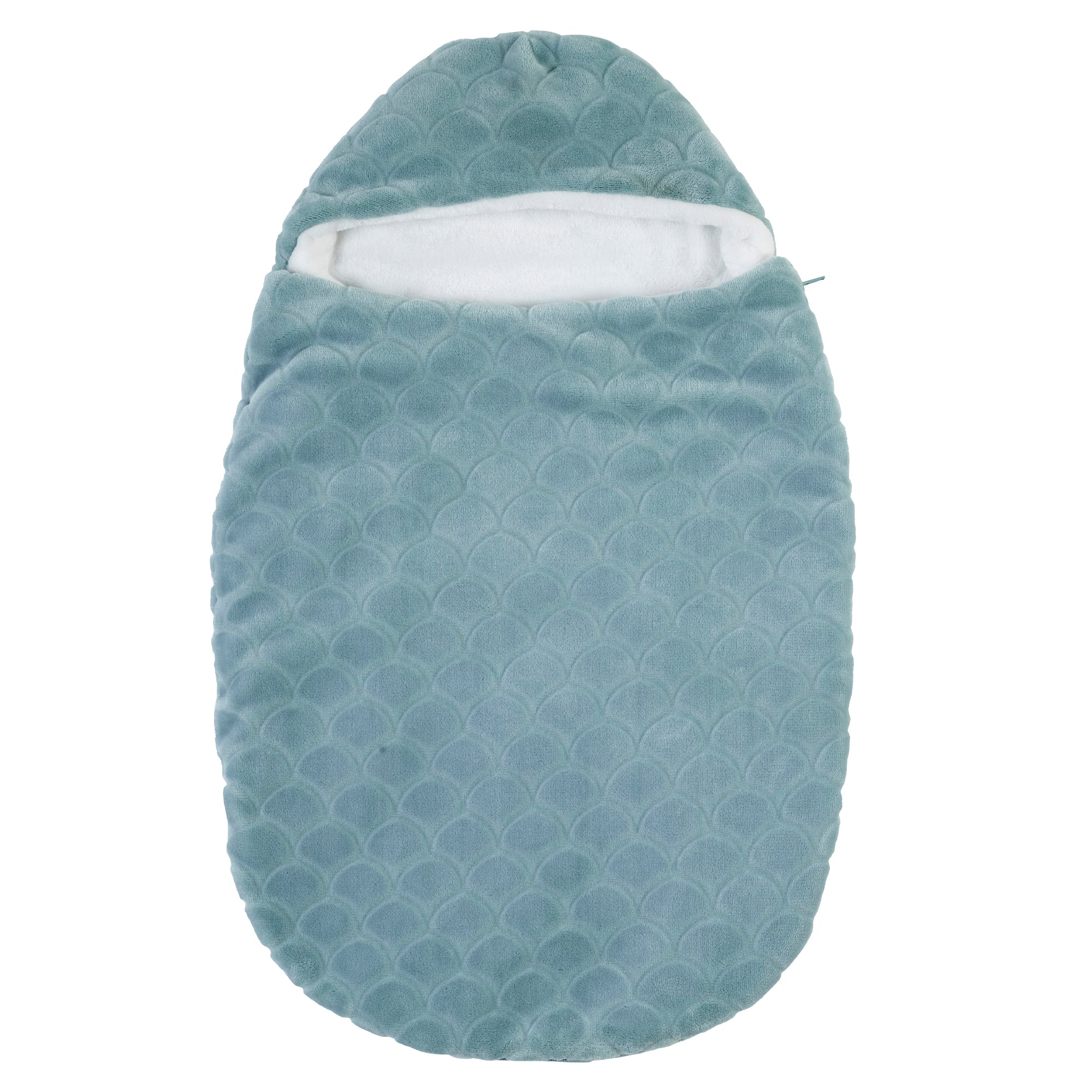 nid d'ange Wavy vert de gris