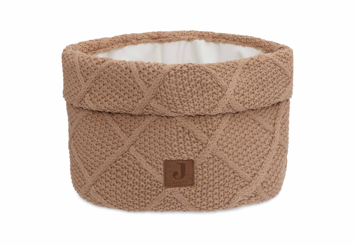 Panier de Soins Check Knit - Biscuit
