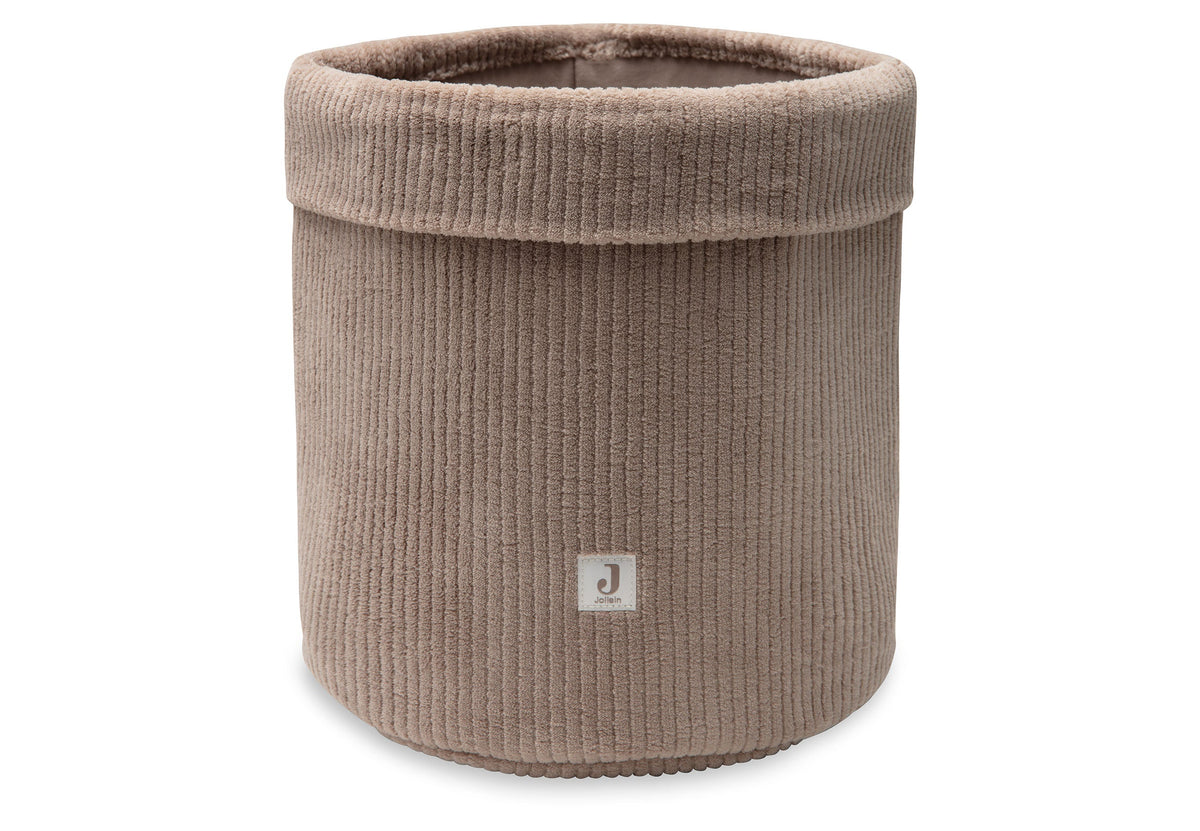 Panier de Rangement Cloudy Rib - Milky Coffee