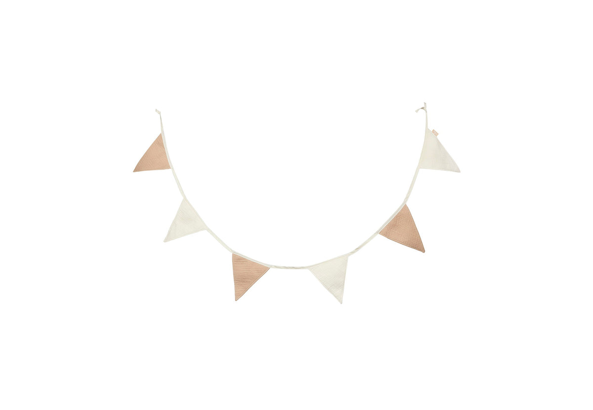 Ligne de drapeau 200x17cm Party Collection - Biscuit