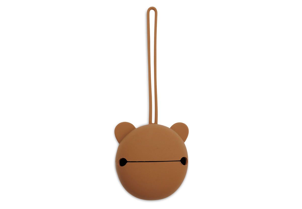 Étui à sucette en silicone Ø7cm - Caramel