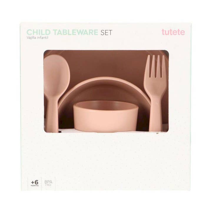 Vaisselle enfant Tutete rose clair